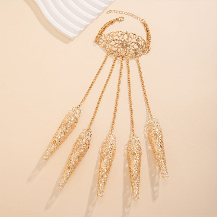 Gold Gothic Lace Bracelet