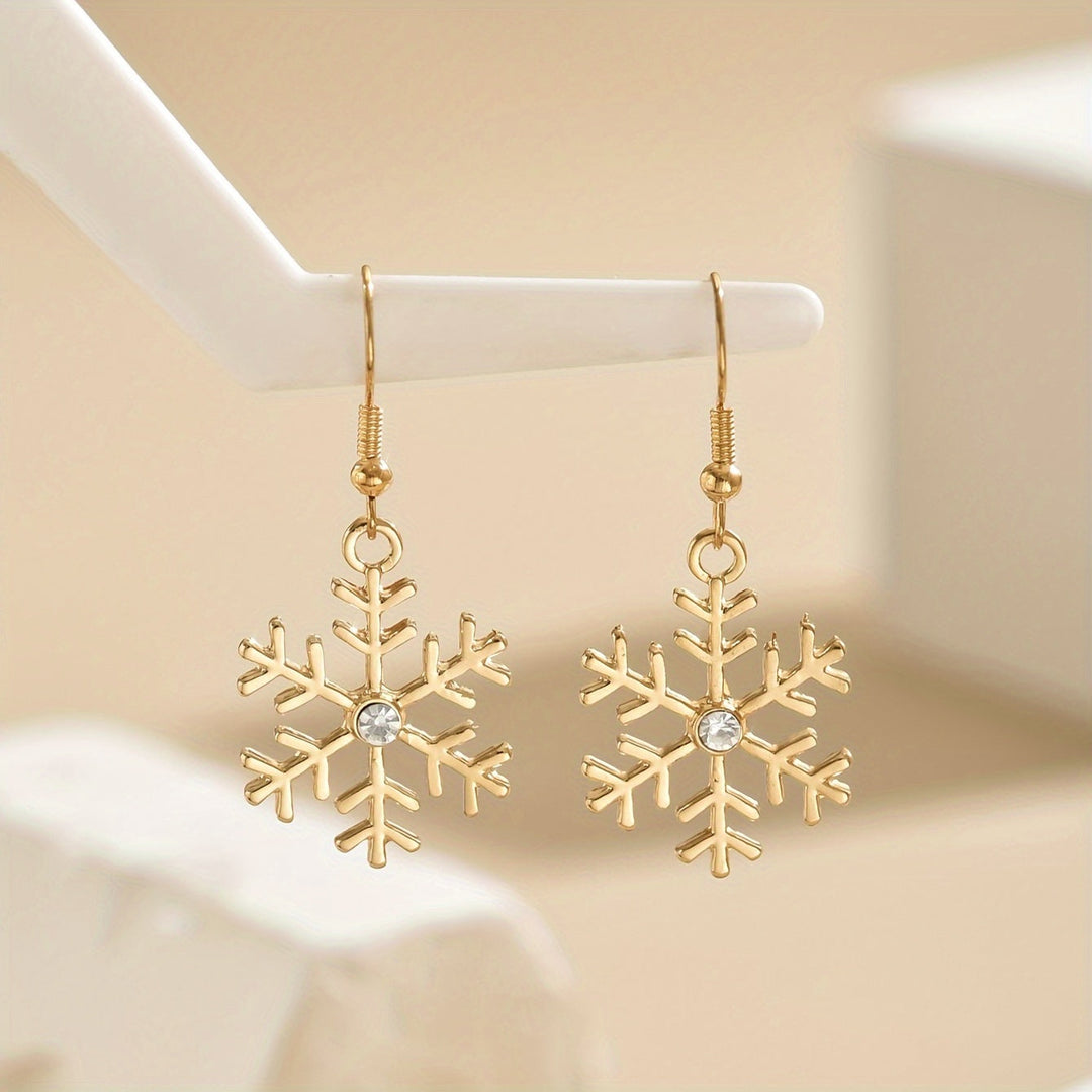 Elegant Snöflinga Örhängen