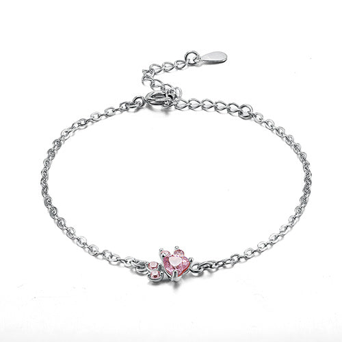 Roséguld Paws Smyckeset – 4 Delar med Zirkonia Hjärta" can be rewritten as:

"Roséguld Paws Smyckeset – 4 Delar med Zirkonia-Hjärta