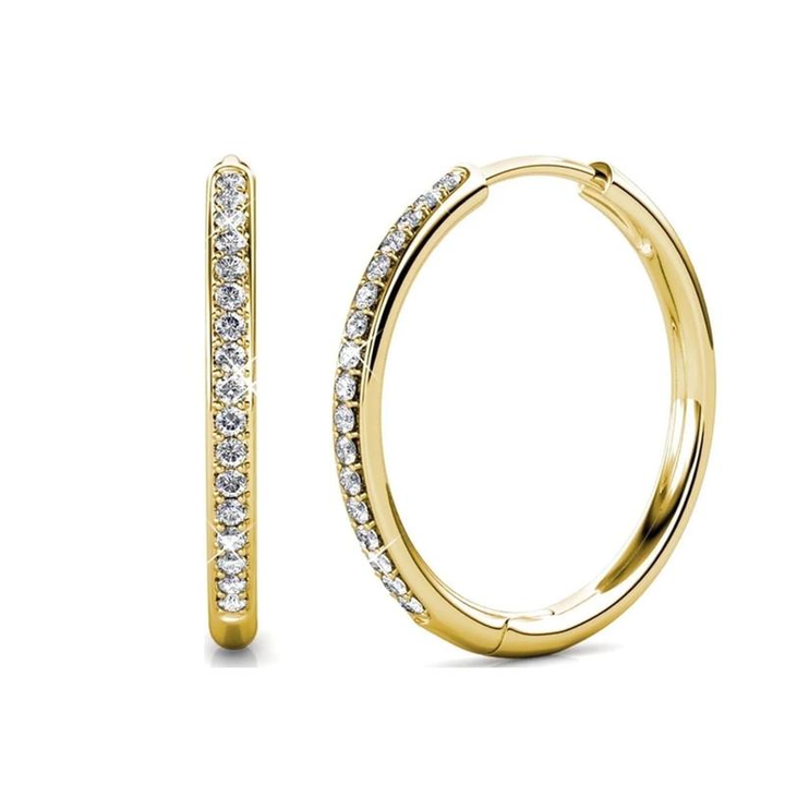 Chic Gold Pave Sorel Earrings