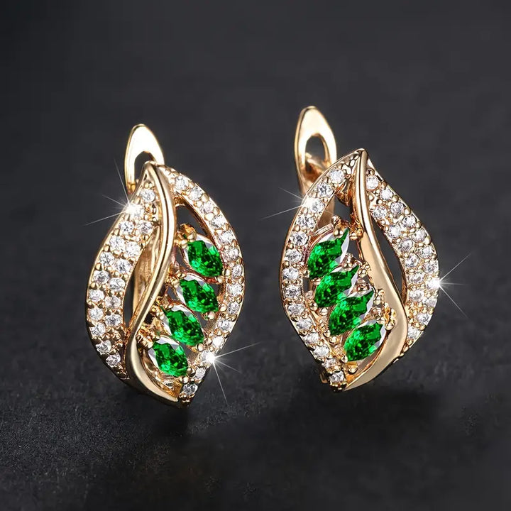 Eleganta Stenörhängen" could be rephrased as "Chic Stone Earrings.