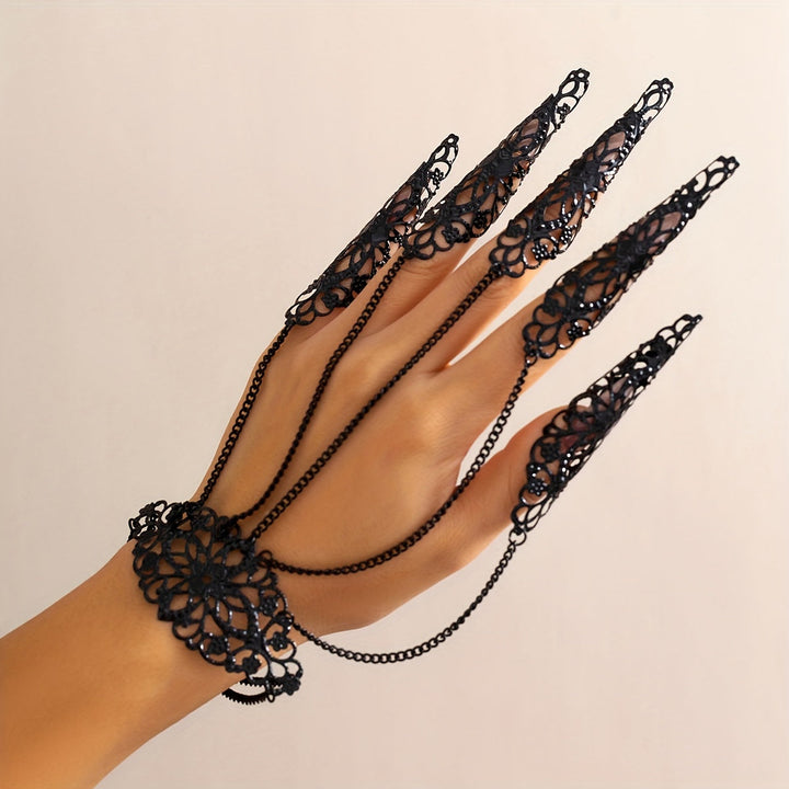 Gold Gothic Lace Bracelet