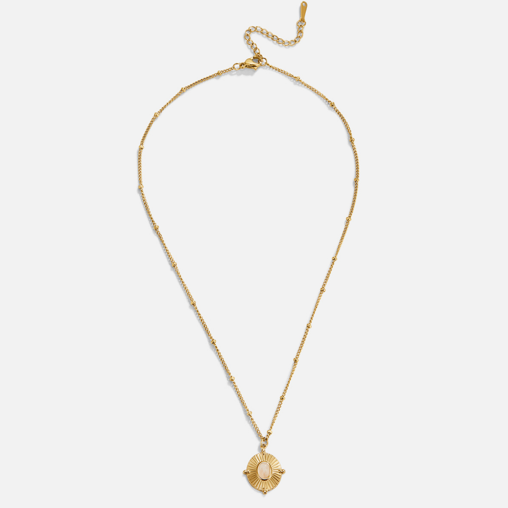 Monique Retro Stone Necklace