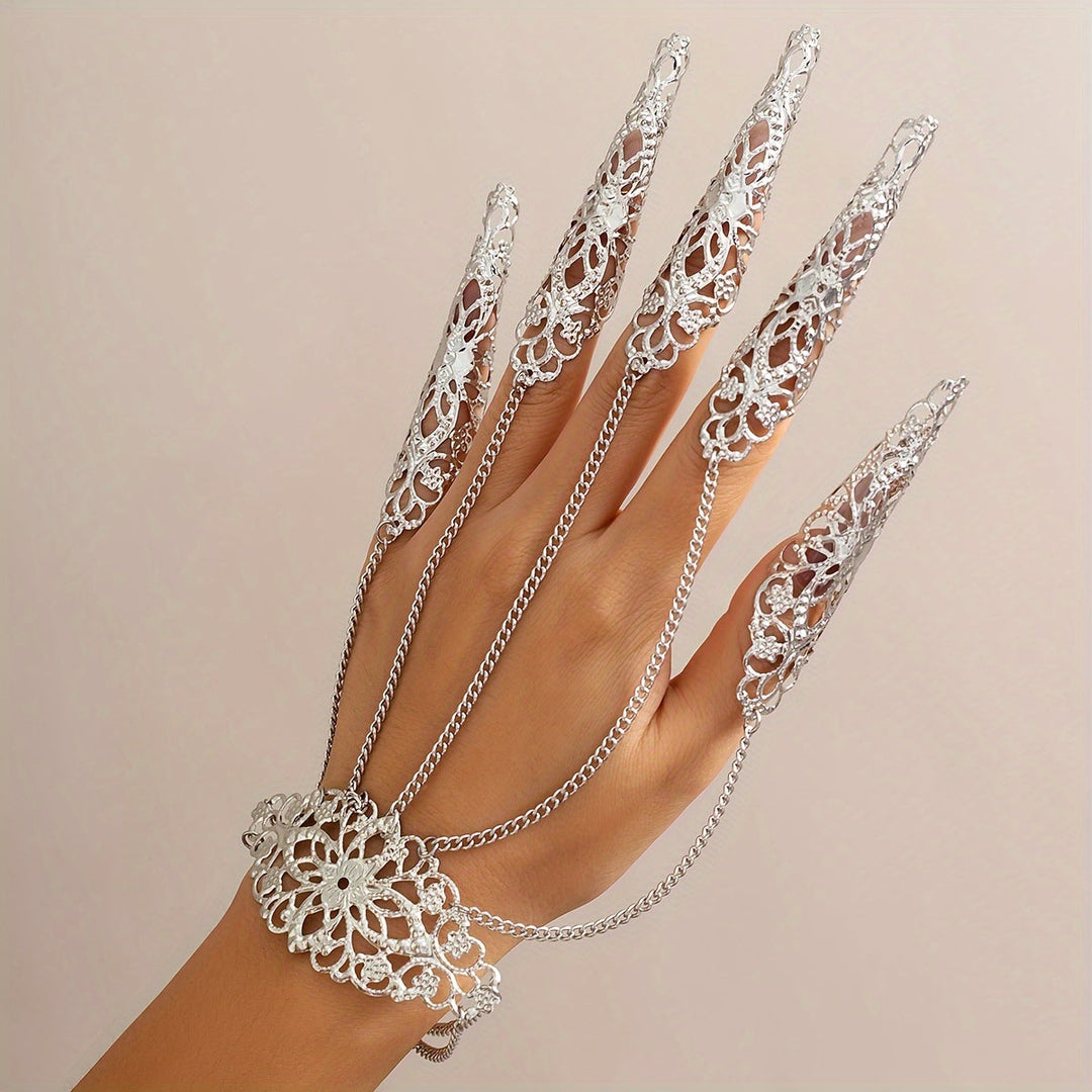 Gold Gothic Lace Bracelet