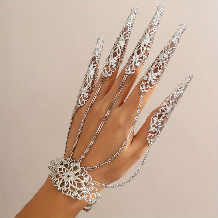 Gold Gothic Lace Bracelet