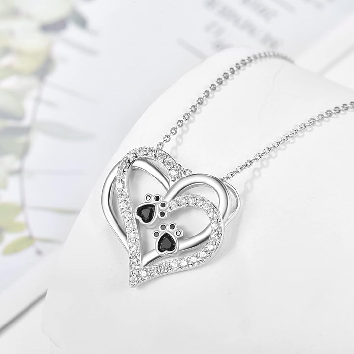Hjärta Halsband med Zirkonia från Hundtass
