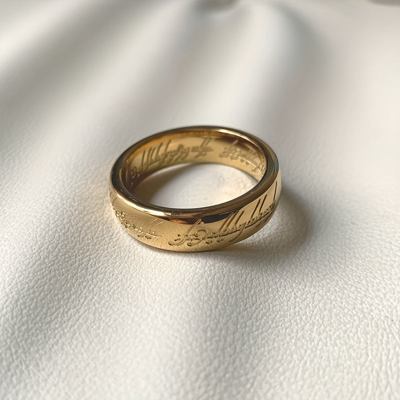 Förgyllt Kraft Ring