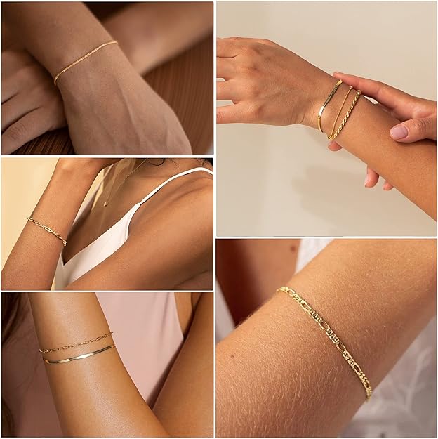 Isabella Vernetta Gold Bracelet Set