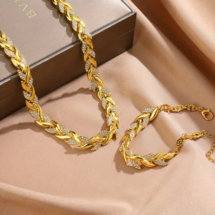 Chic Gyllene Fiskstjärt Set