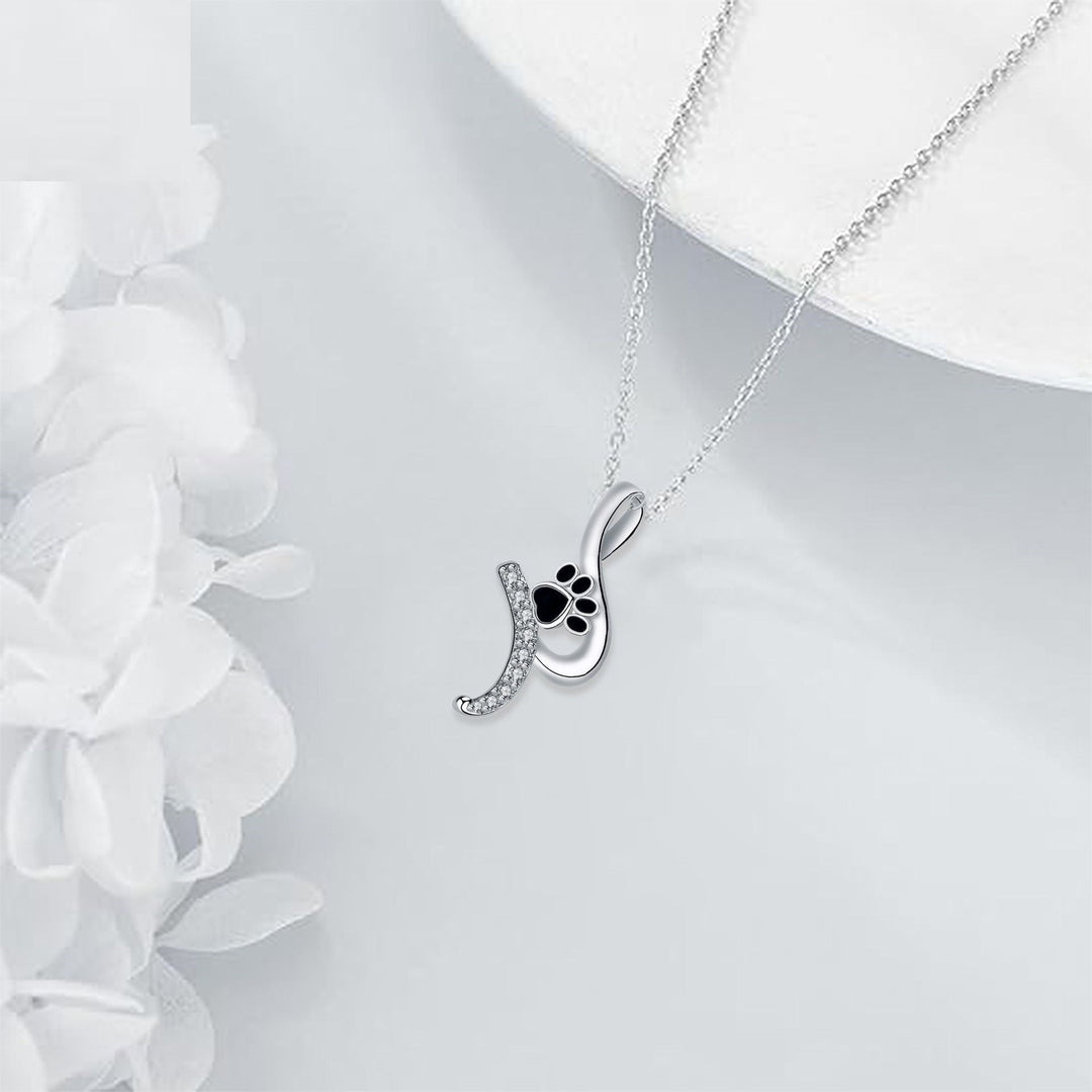 Charmigt Tassavtryck Hänge Halsband