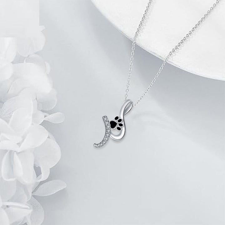 Charmigt Tassavtryck Hänge Halsband
