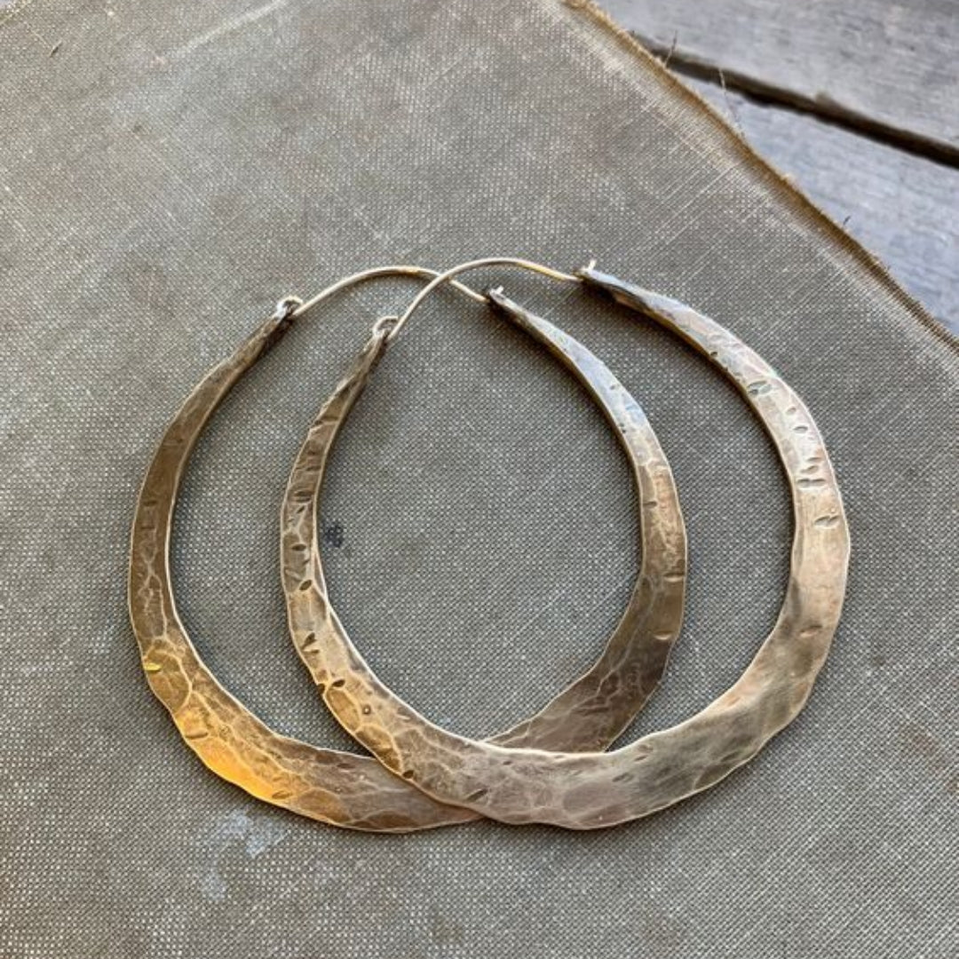 Retro Gamla Hoop Earrings