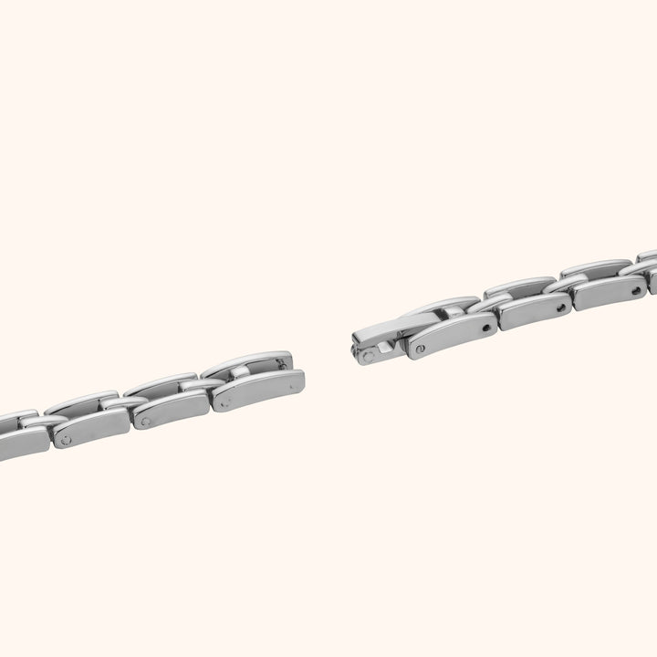 Blått Silver Armbandsur