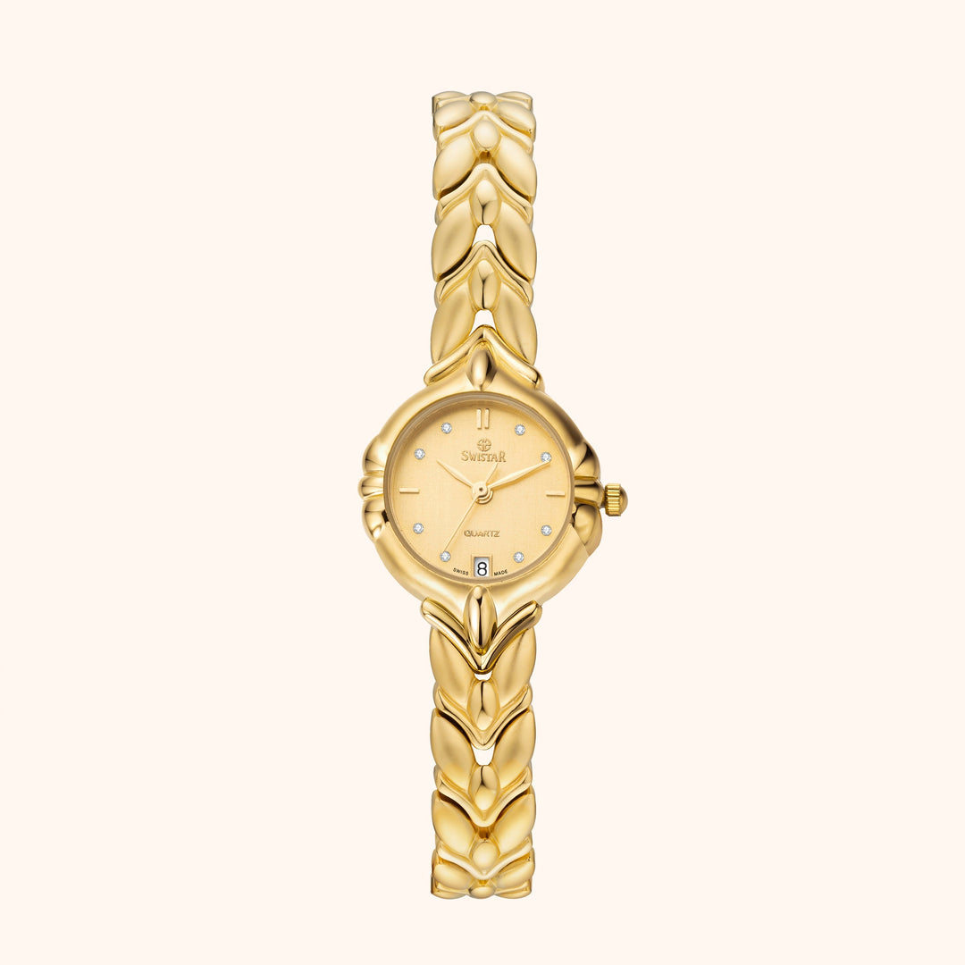 Elegant Guld Grace Klocka