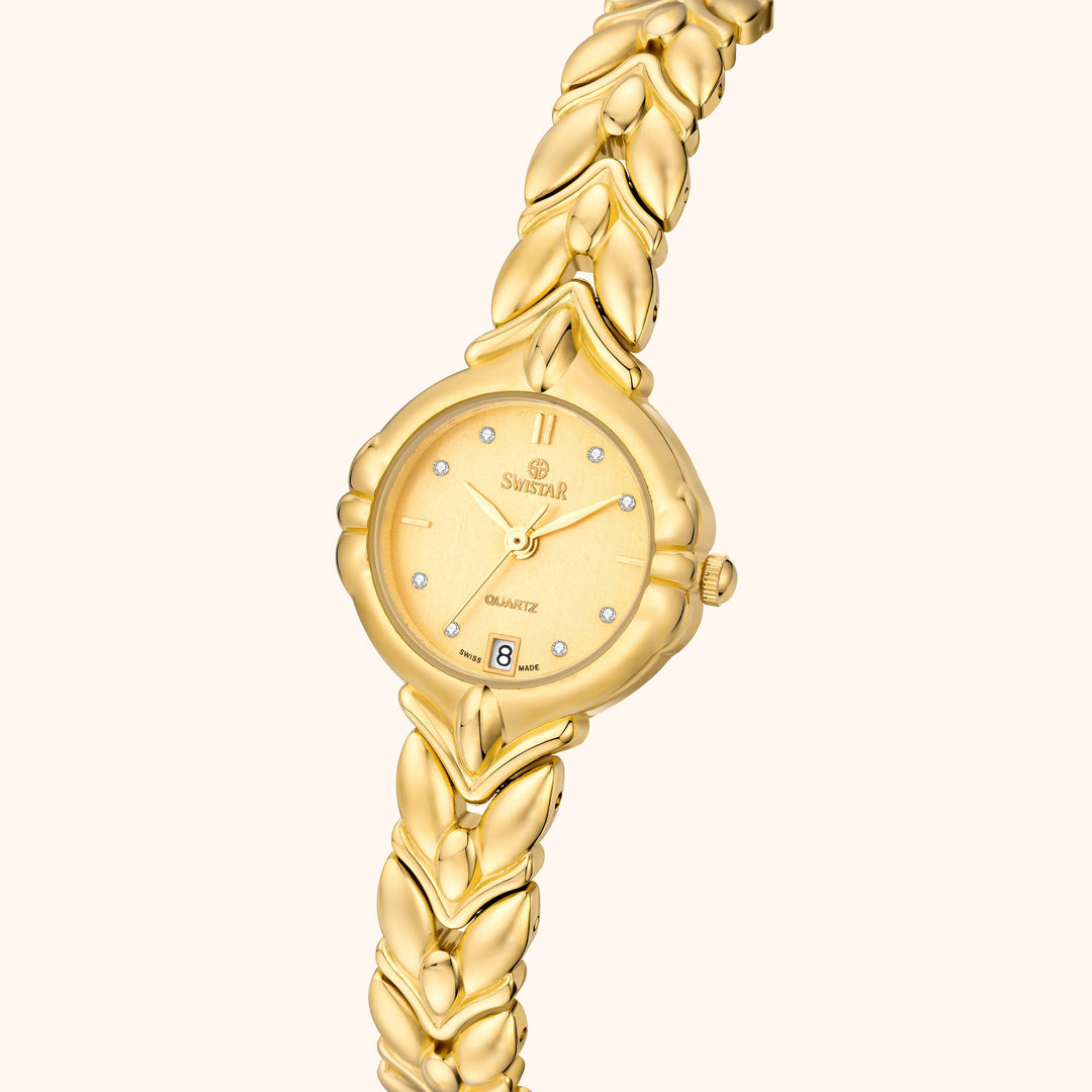 Elegant Guld Grace Klocka