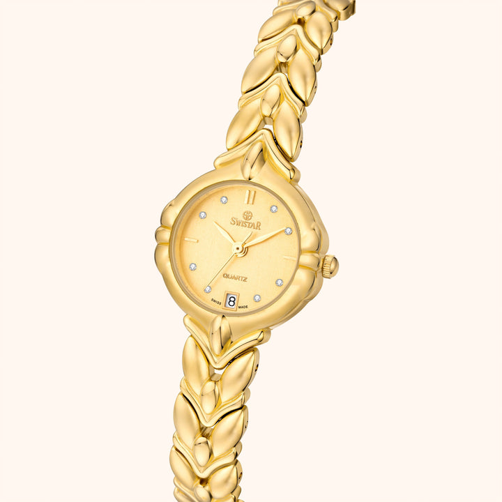 Elegant Guld Grace Klocka