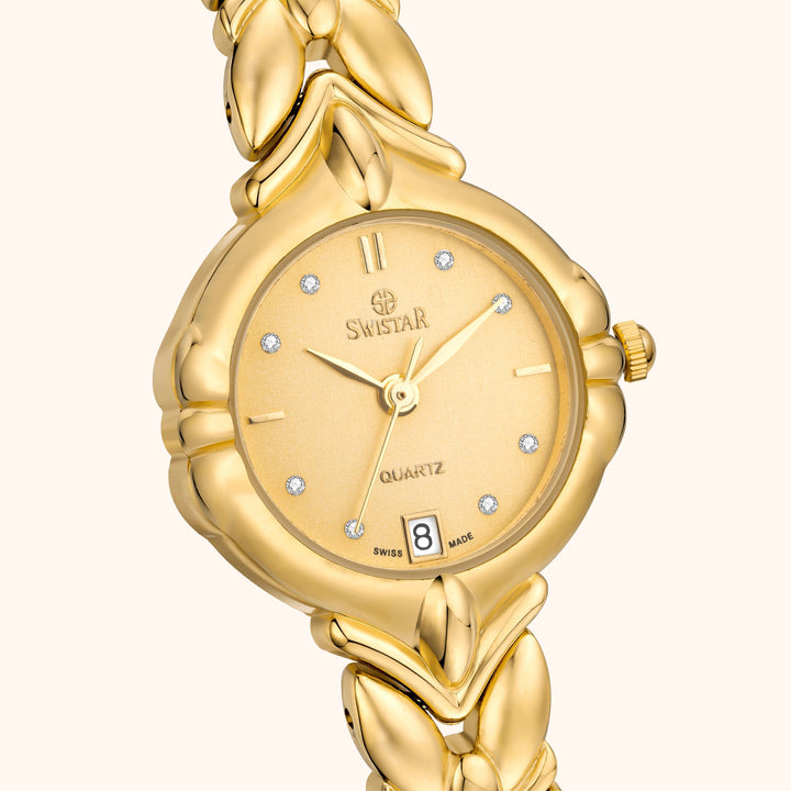 Elegant Guld Grace Klocka