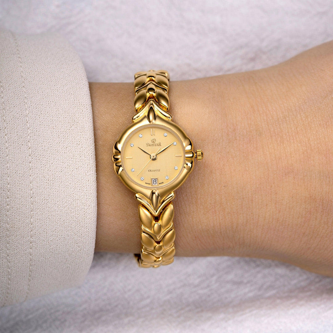 Elegant Guld Grace Klocka
