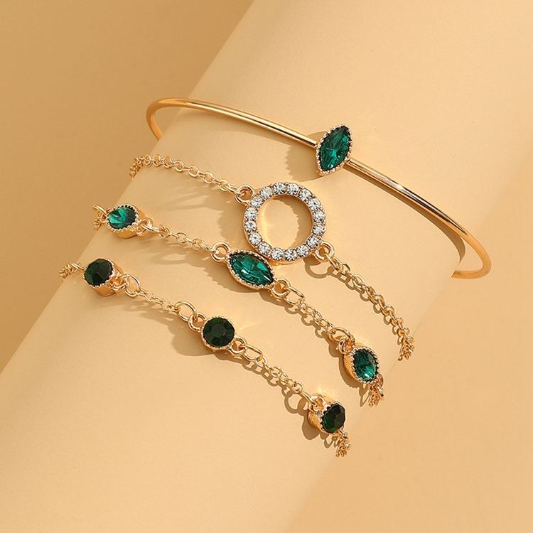 Evigt Grönt Armband Set