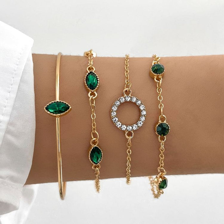 Evigt Grönt Armband Set