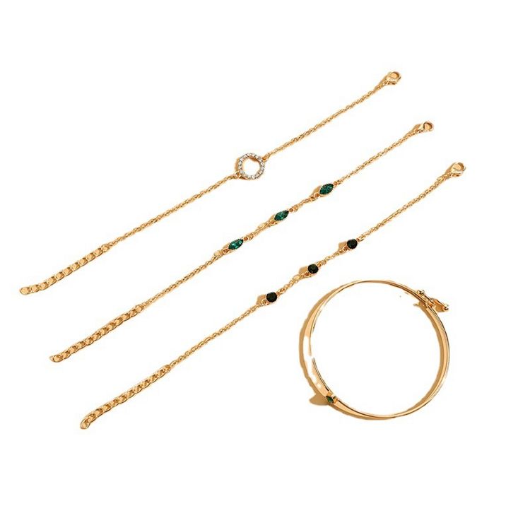 Evigt Grönt Armband Set