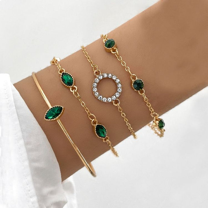Evigt Grönt Armband Set