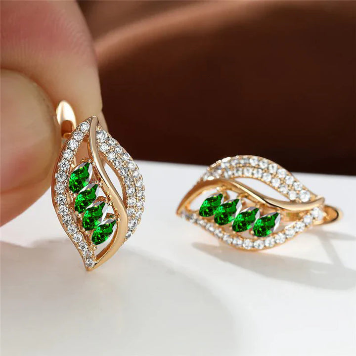 Eleganta Stenörhängen" could be rephrased as "Chic Stone Earrings.