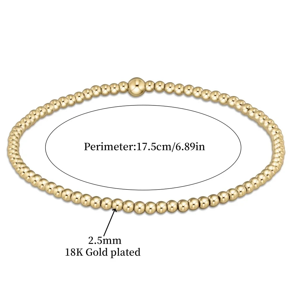 Elegant 18K Gold Turquoise Pearl Bracelet
