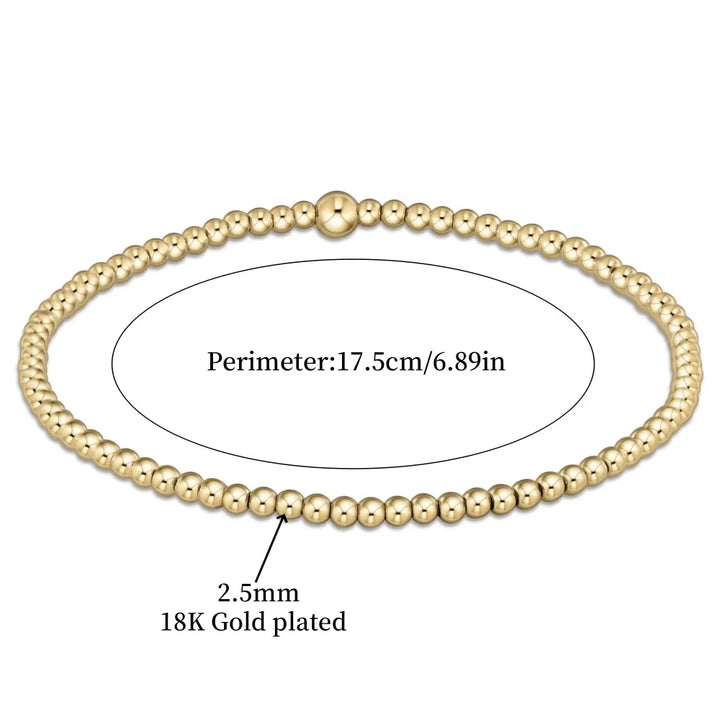 Elegant 18K Gold Turquoise Pearl Bracelet