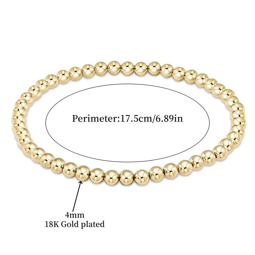 Elegant 18K Gold Turquoise Pearl Bracelet