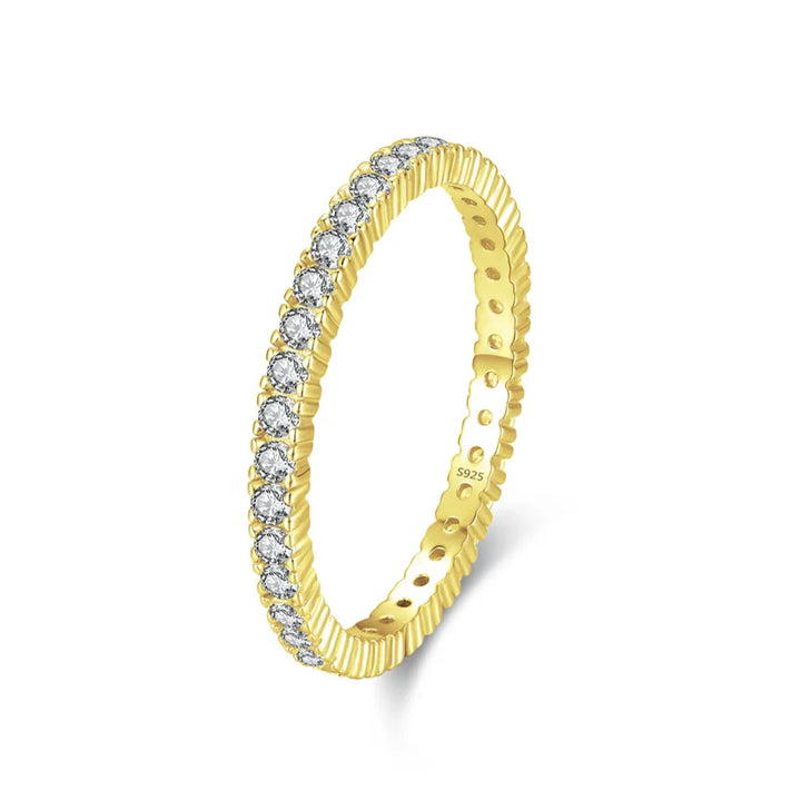 Skinande Minimalistisk Oändlighetsring