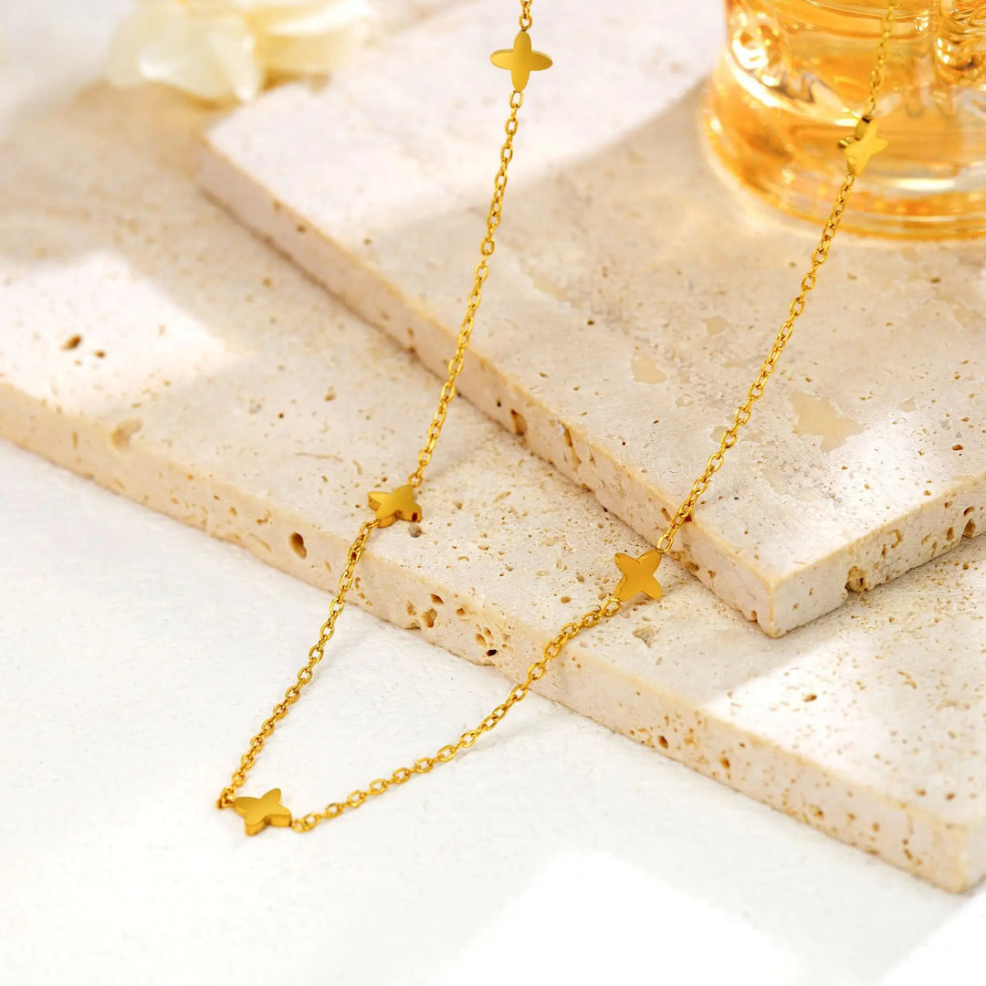 Gold Star Charm Necklace