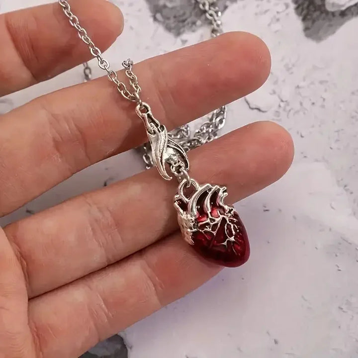 Gothic Heart Jewelry Set