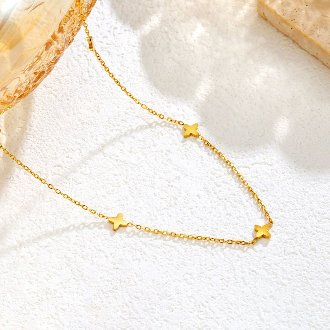Gold Star Charm Necklace