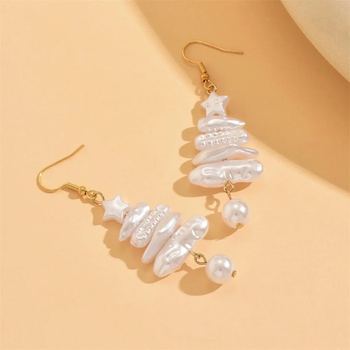 Classic Baroque Pearl Christmas Ornaments
