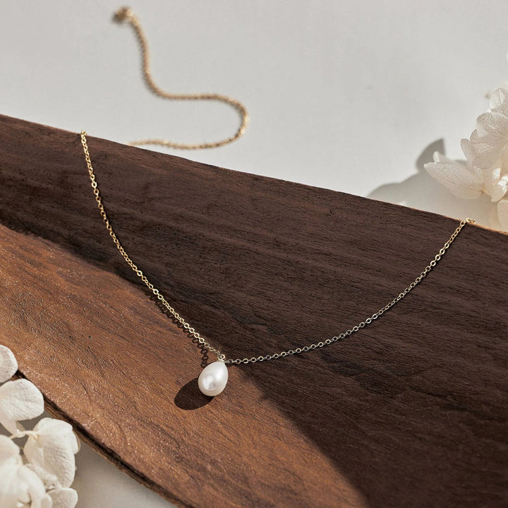 Tidlös Vattendroppe Pärlhalsband