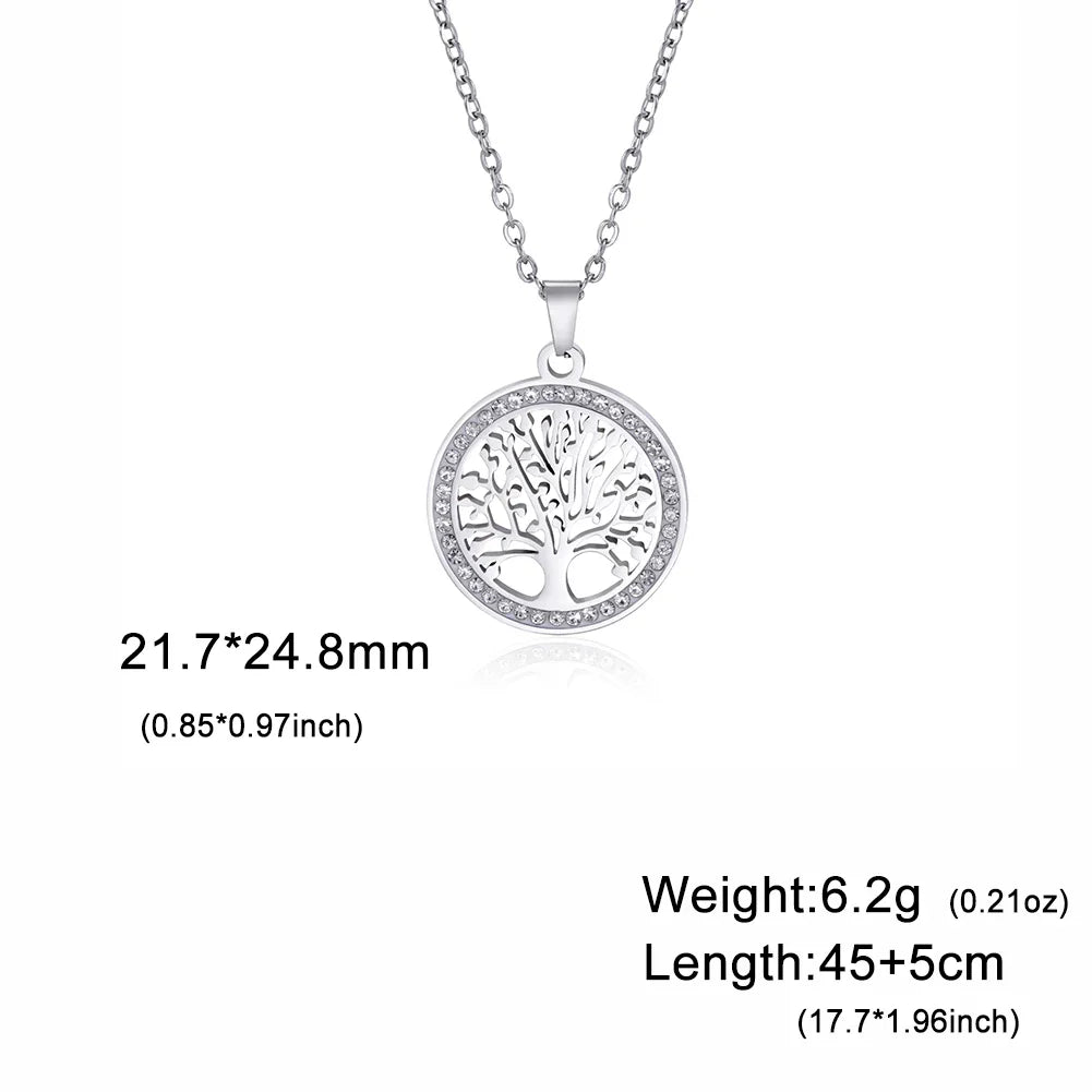 Gyldene Harmoni Livets Träd Halsband