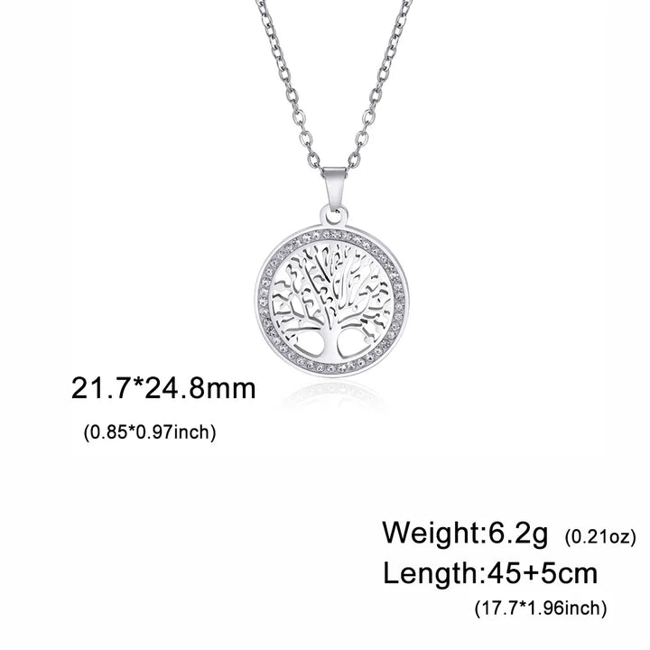 Gyldene Harmoni Livets Träd Halsband