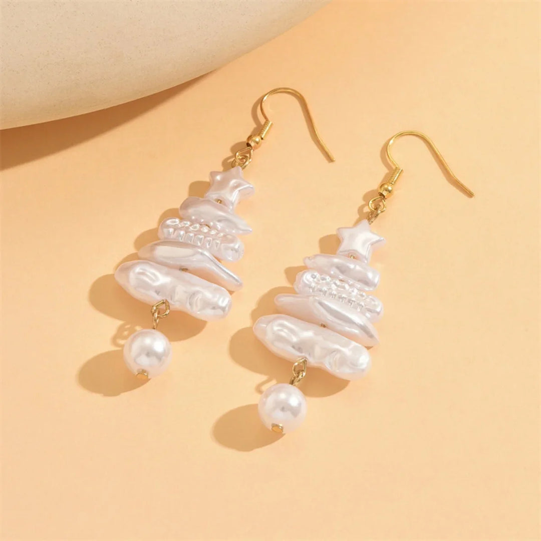 Classic Baroque Pearl Christmas Ornaments