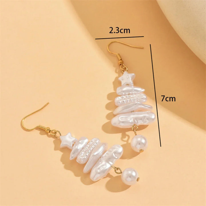 Classic Baroque Pearl Christmas Ornaments