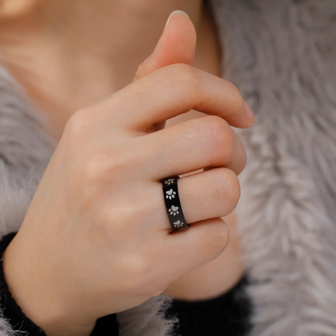 Handgjord Tassavtryckring i Stål av Hög Kvalitet