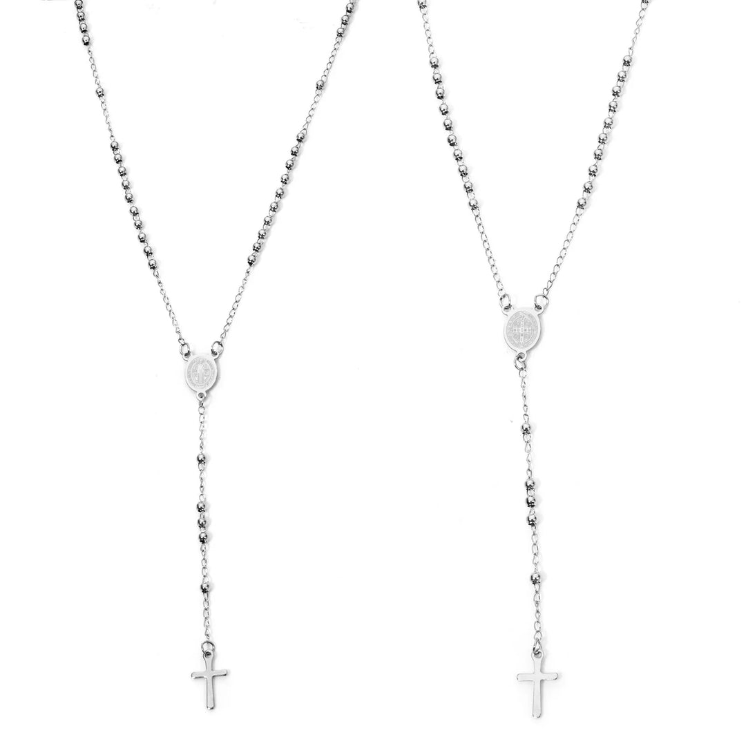 Rostfritt Stål Rosaryhalsband