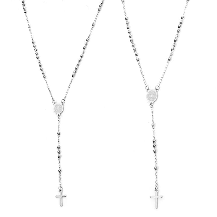 Rostfritt Stål Rosaryhalsband