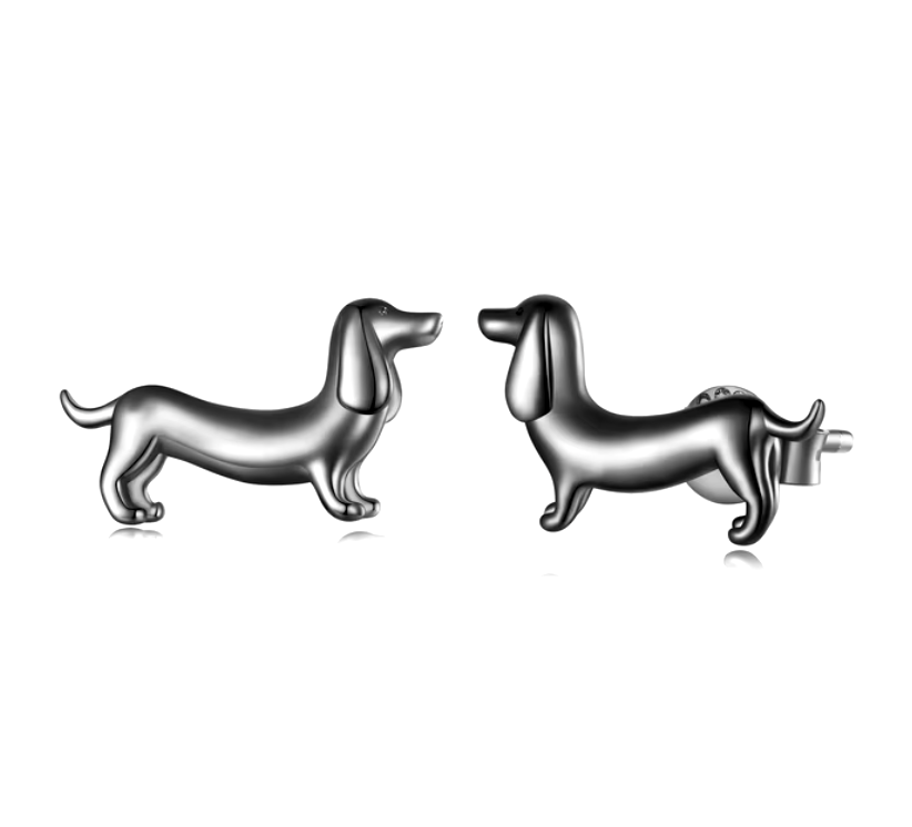 Dachshund Kärlek - Ett Tidlöst Minne i Ädelmetall