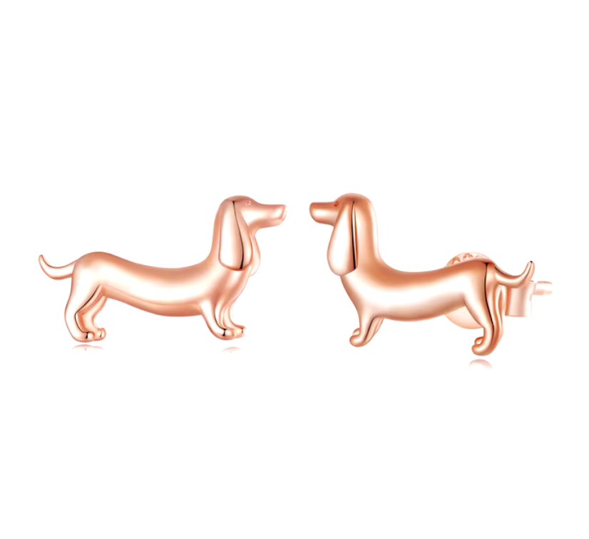 Dachshund Kärlek - Ett Tidlöst Minne i Ädelmetall