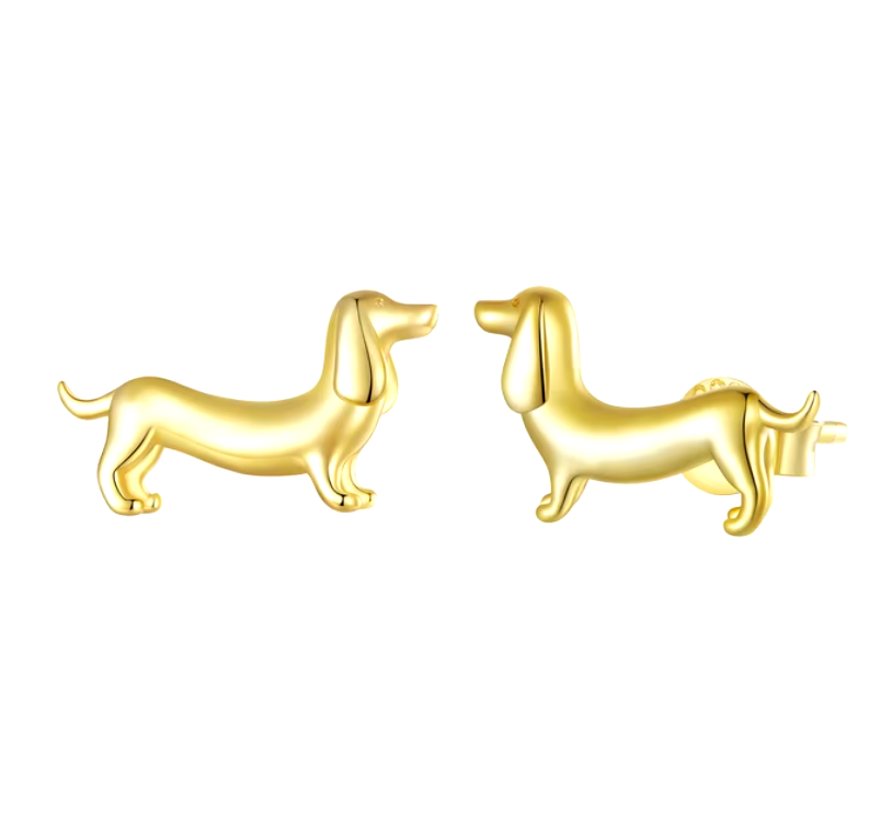 Dachshund Kärlek - Ett Tidlöst Minne i Ädelmetall