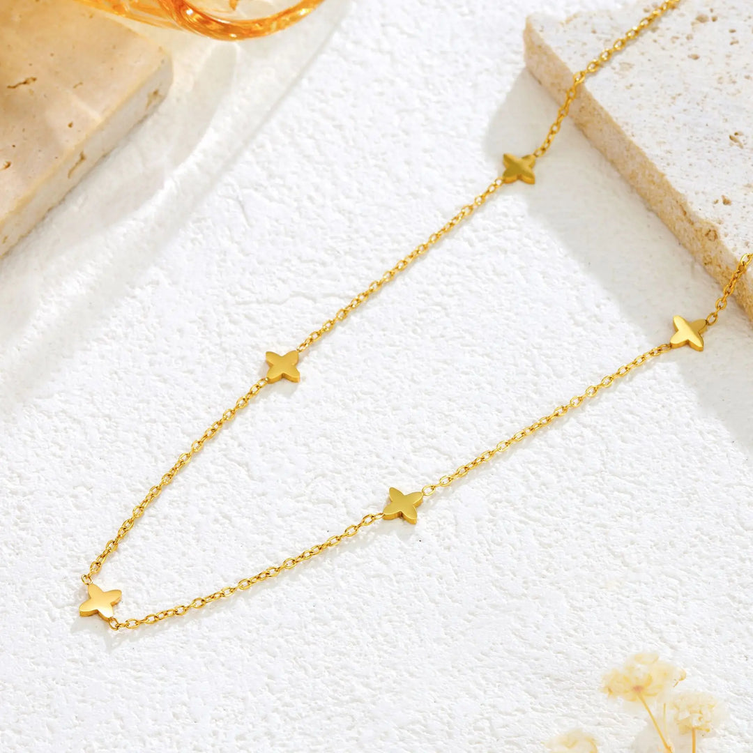 Gold Star Charm Necklace