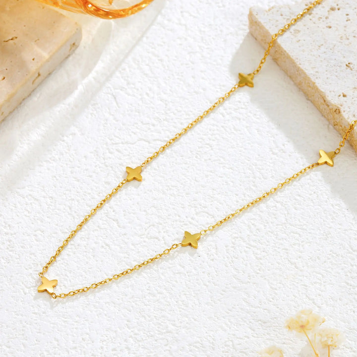 Gold Star Charm Necklace