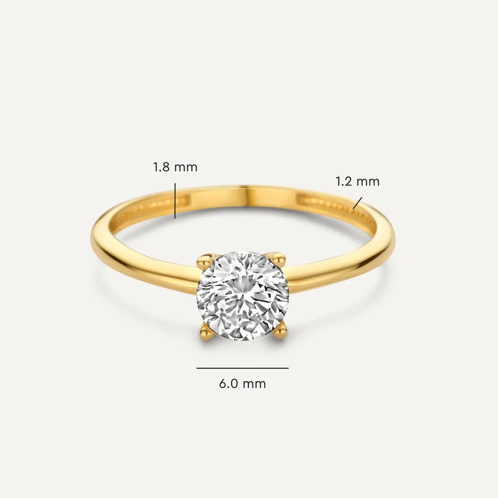 Exquisite Savaya El Playa Gold Ring