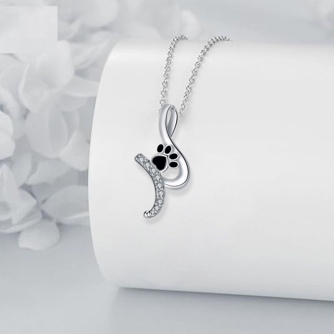 Charmigt Tassavtryck Hänge Halsband